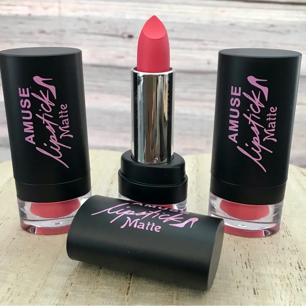 🆕3pcs Amuse Matte Lipstick